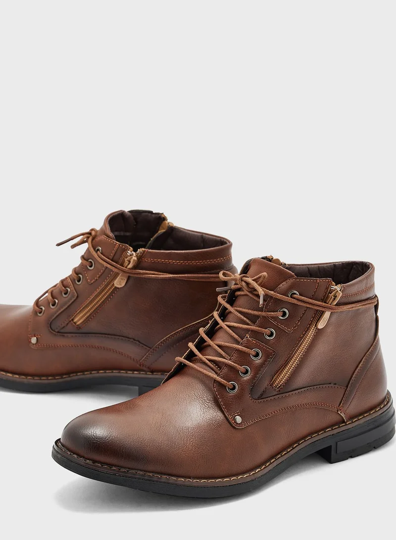 Robert Wood Formal Laced Boots