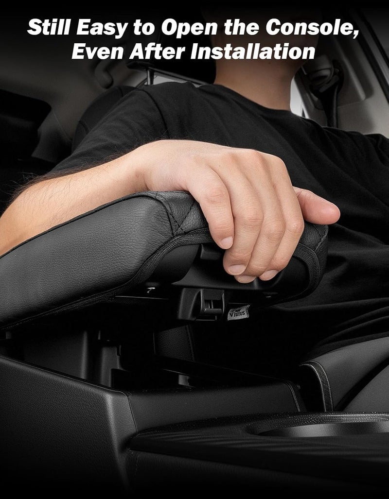 JOYTUTUS Center Console Cover Compatible with 2023-2025 Civic Armrest, PU Leather Arm Rest, Middle Console Cover Protector - Image 4