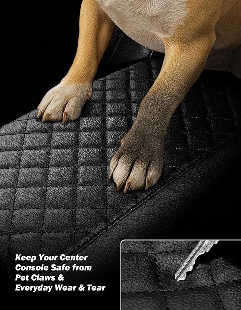 JOYTUTUS Center Console Cover Compatible with 2023-2025 Civic Armrest, PU Leather Arm Rest, Middle Console Cover Protector - Image 5