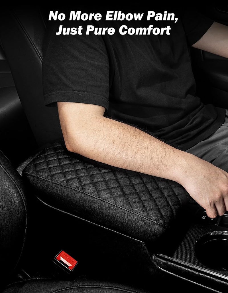 JOYTUTUS Center Console Cover Compatible with 2023-2025 Civic Armrest, PU Leather Arm Rest, Middle Console Cover Protector - Image 3