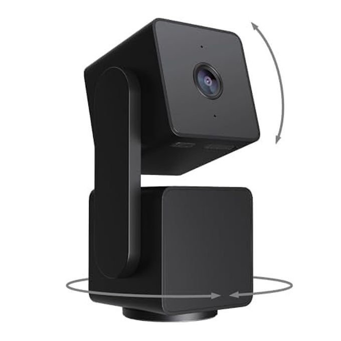 WYZE Cam Pan V3 Indoor/Outdoor Ip65 1080P 360 Pan/Tilt/Zoom Wi-Fi Smart Home Security Camera With Motion Tracking For Baby & Pet, Color Night Vision, Works With Alexa & Google Assistant, Black - Image 4