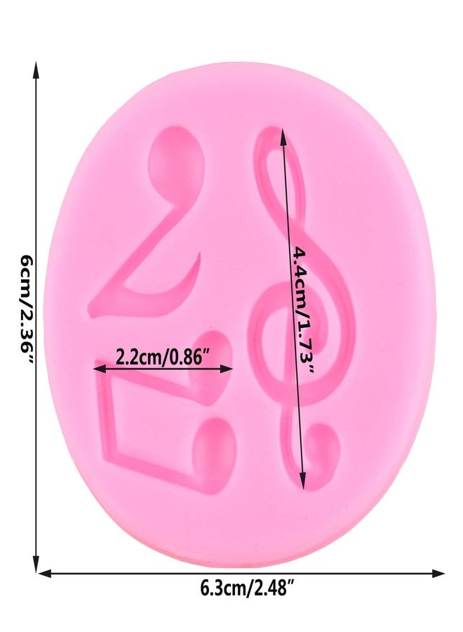 YIHUOMOLDS Music Note Fondant Silicone Molds For DIY Cake Decorating Cupcake Topper Chocolate Candy Gum Paste Polymer Clay - Image 2