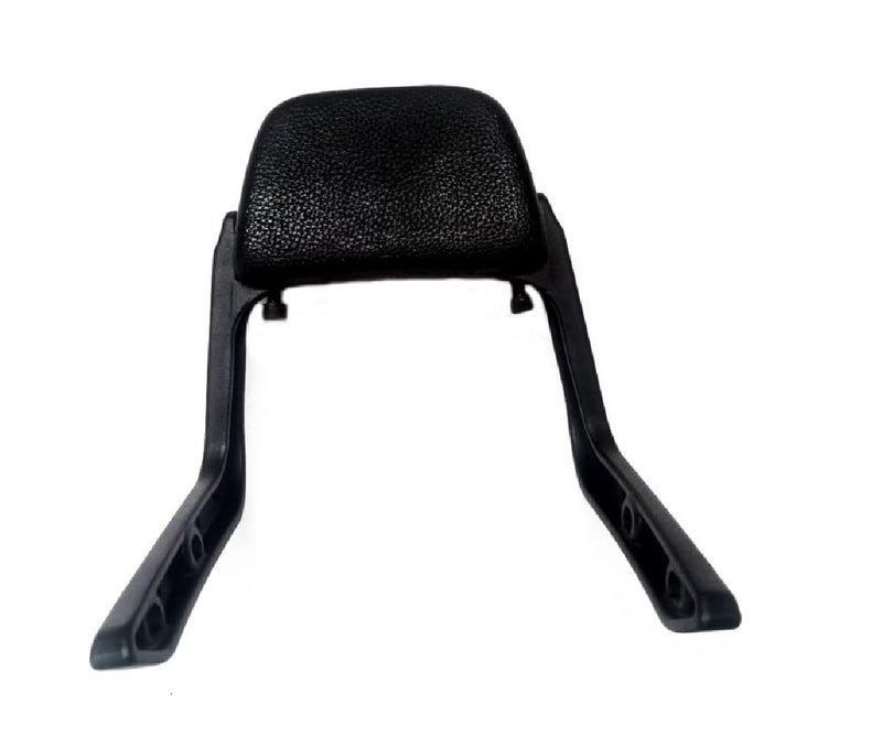 Gate 7 Pillion Rider Backrest for RE Bullet Reborn Classic 350 with Black Cushion Back Support Pad (for New Models ONLY 2022,2023,2024) - Image 1