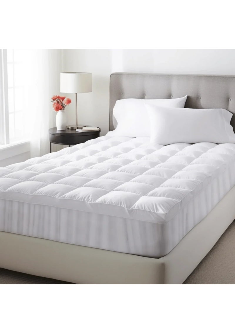 Luxurious and comfortable microfiber bed sheet, 14cm high, with a circular elastic band for a healthy sleeping experience - Multiple sizes - Image 1