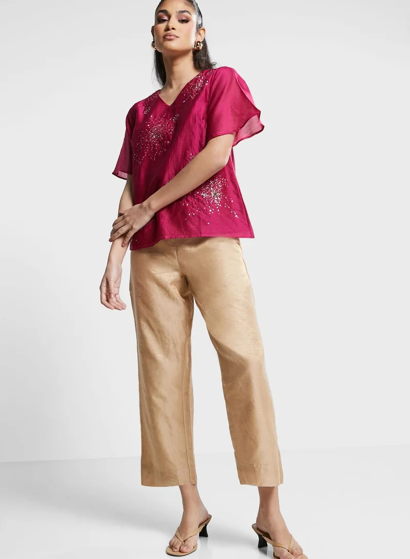 Fabindia High Waist Pants