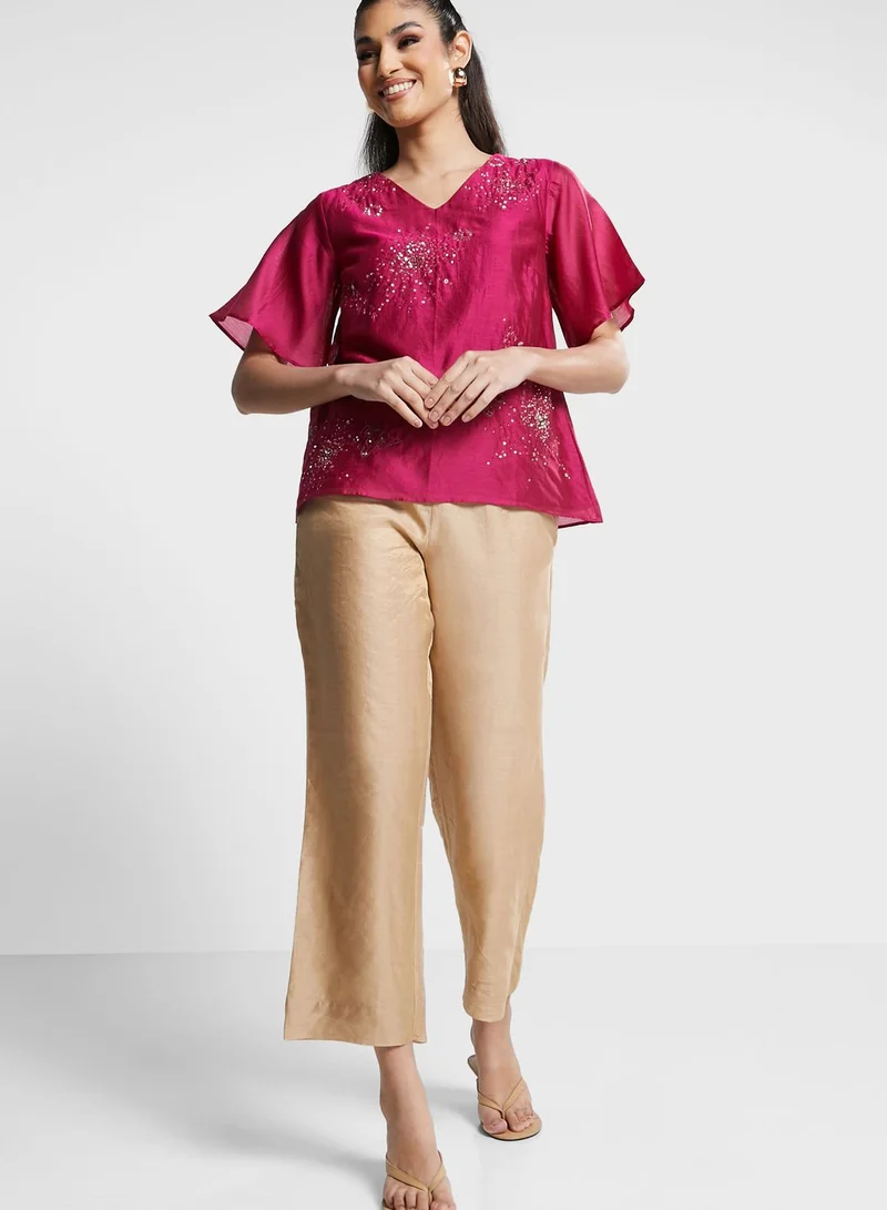 Fabindia High Waist Pants