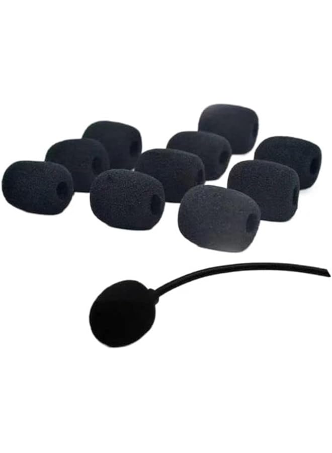 Headset Microphone Pop Filter Cover Replacement For Steelseries Arctis 1/3 /5/7 /7X/ 7P/ 9X Pro Gaming Headset Mic Foam Cover (10 Pack)