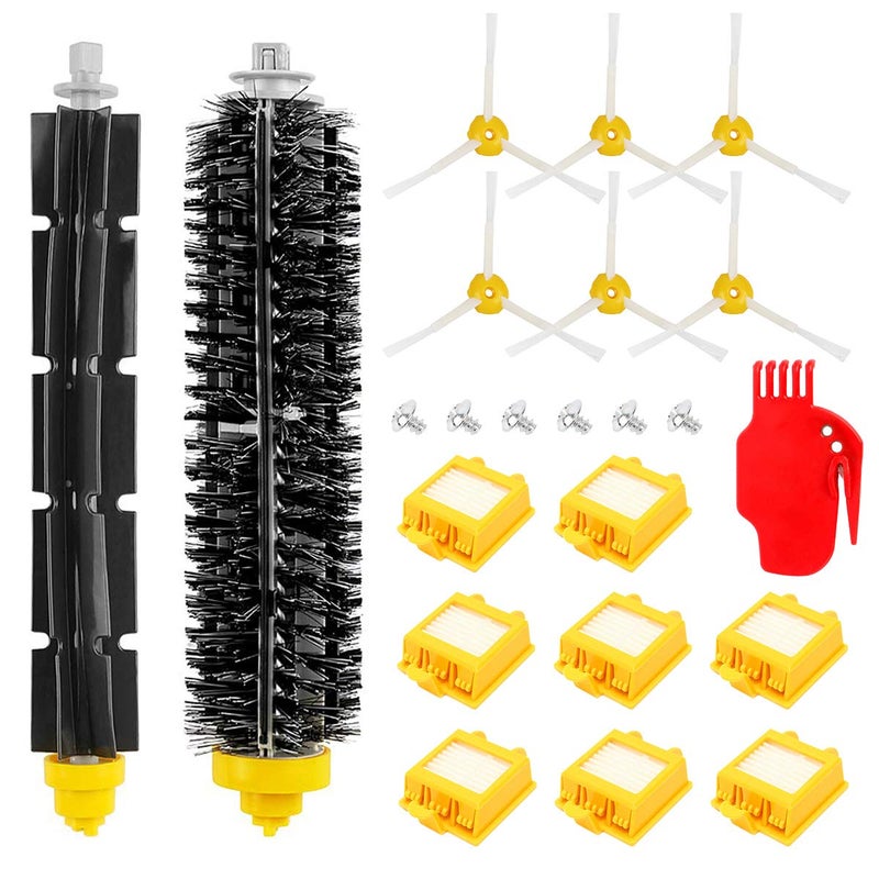 ABC life Accessories Kit for iRobot Roomba 700 series 700 760 770 772 774 775 776 780 782 785 786 790 Replacement Parts Brushes  Filters with Screws for Vacuum Cleaner Robot 23 in 1