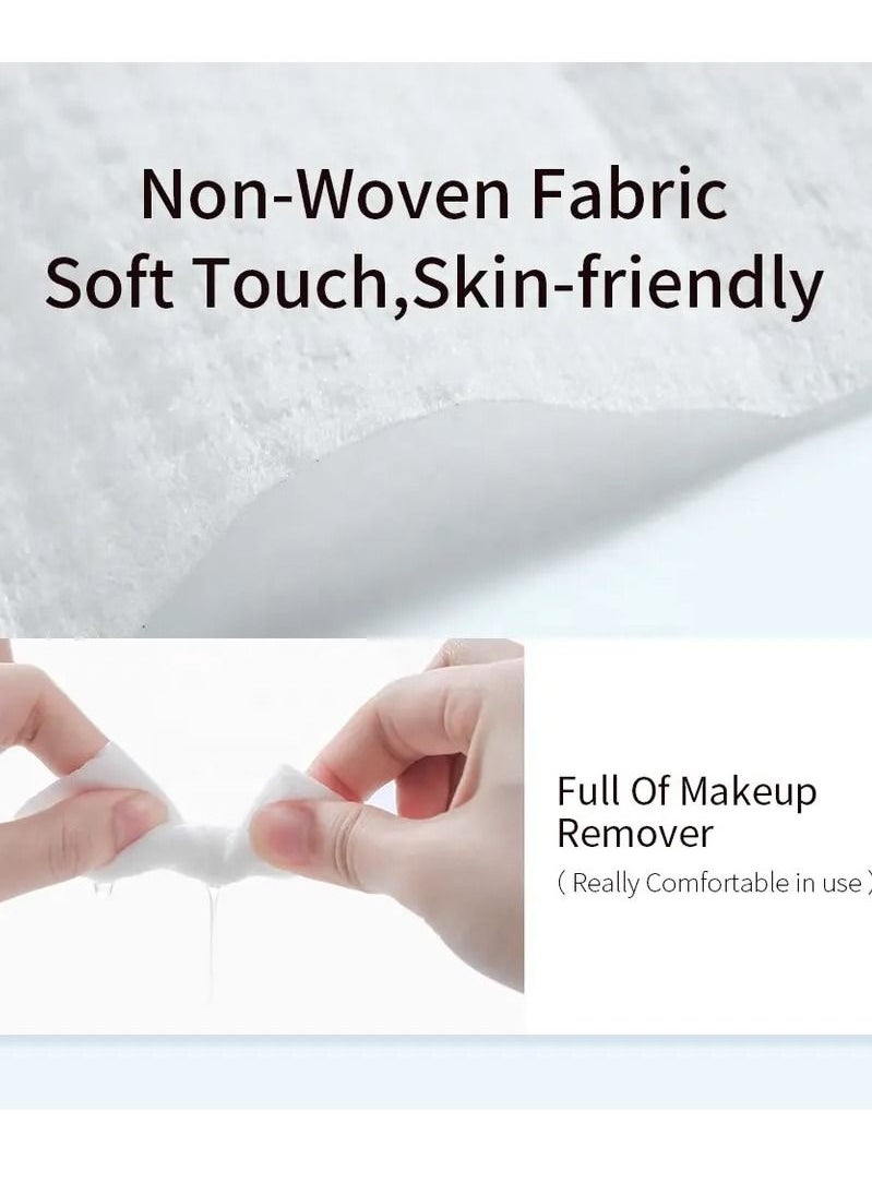 ICONSIGN - Iconsign Plus Size Deep Cleaning Cotton Non Woven Fabric Makeup Remover Pads and Wipes 30 Pieces box - Image 1