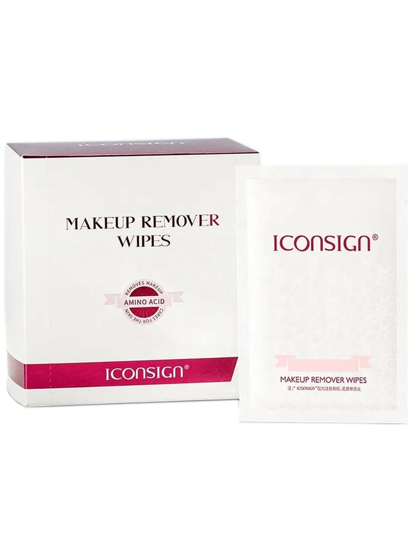 ICONSIGN - Iconsign Plus Size Deep Cleaning Cotton Non Woven Fabric Makeup Remover Pads and Wipes 30 Pieces box - Image 1