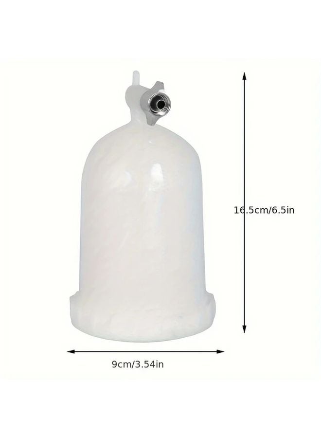 400CC Pneumatic Paint Sprayer Cup Gravity Feed Plastic Tank Compatible with F75 W101 W71 W77 - Image 3