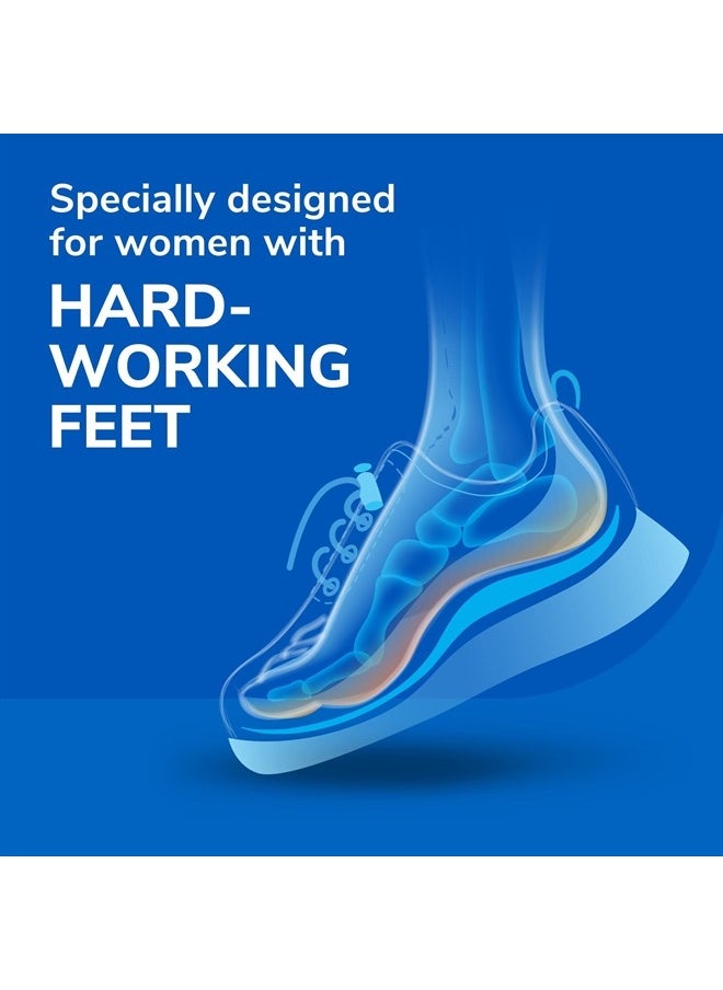Dr. Scholl's Work All-Day Superior Comfort Insoles (with) Massaging Gel, Women, 1 Pair, Trim to Fit  - Image 3