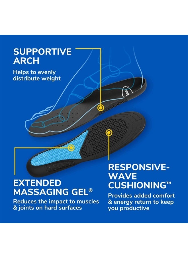 Dr. Scholl's Work All-Day Superior Comfort Insoles (with) Massaging Gel, Women, 1 Pair, Trim to Fit  - Image 5