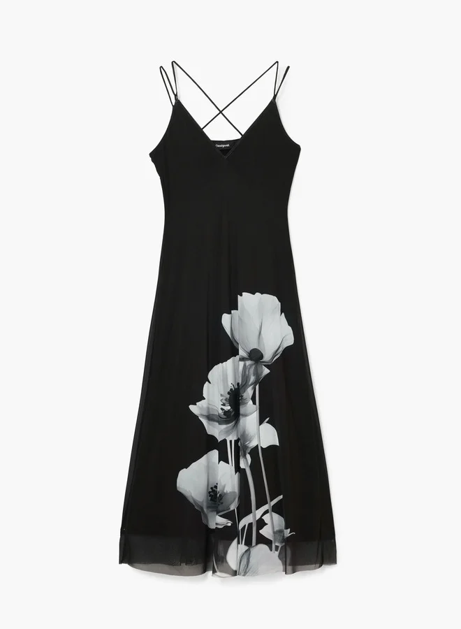 DESIGUAL Floral Print Dress