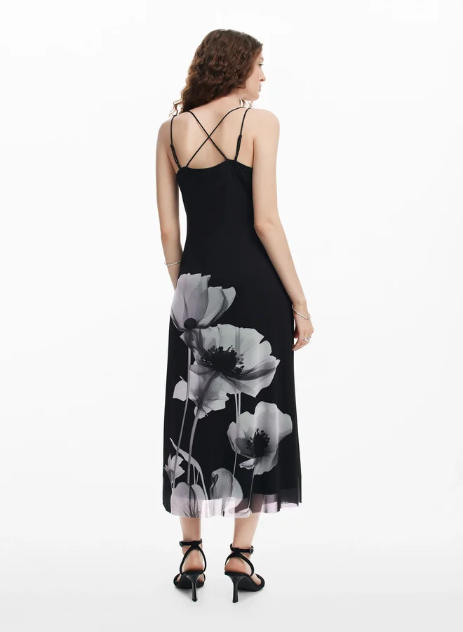 DESIGUAL Floral Print Dress