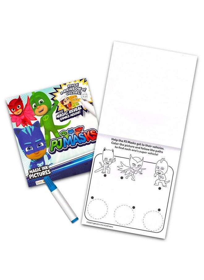 Bulk Imagine Ink Coloring Book Set For Boys Bundle With 6 No Mess Coloring Books Rexman Stickers And Door Hanger (Featuring Paw Patrol Rescue Bots Mickey Mouse Spidey Cars And Pj Masks)