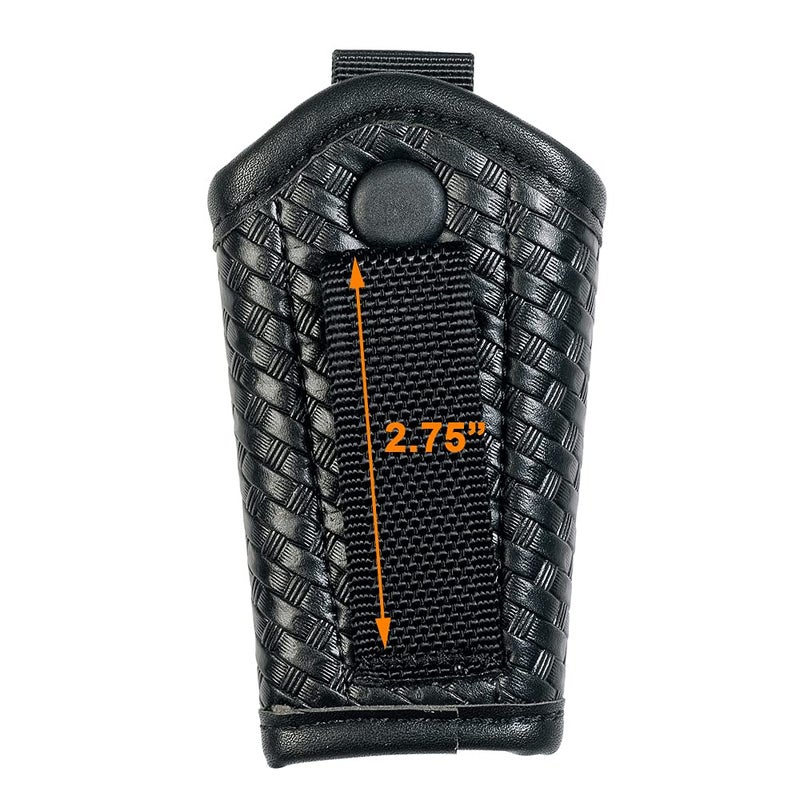 TAFTACFR Basketwave Silent Key Holder for Duty Belt Basketweave Artificial Leather Durable Law Enforcement Police Tactical Silent Key Keeper Pouch (Basketweave Artificial Leather) - Image 4