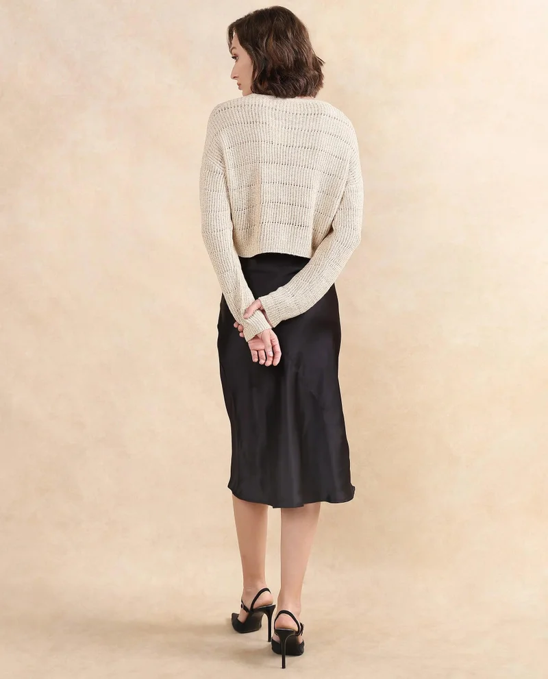 Rareism Women's Relaxed Fit Plain Top