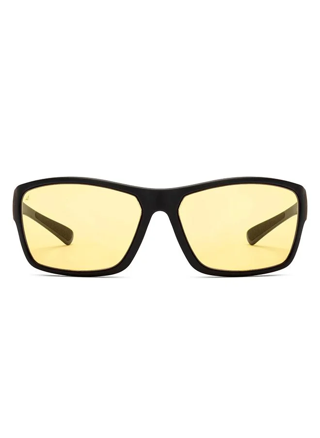 فينسينت تشيس Night Riding Sunglasses With Light Glare Reduction Technology Full Rim Square 100% UV Protected VC S16954
