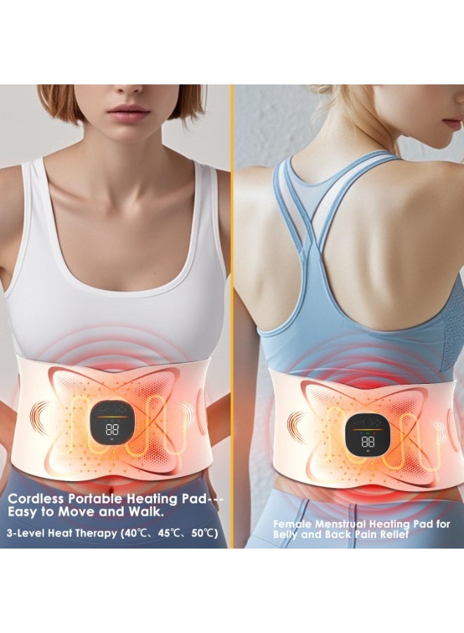 Ru syanl Abs Sculptor - Ab Toning Belt with Heating Pad for Stomach Cellulite Removal Fat Burning Ab Toner Machine for Belly Exercise Smooth & Firming Lower Back Massager for Women Men Pain Relief Unisex - Image 5