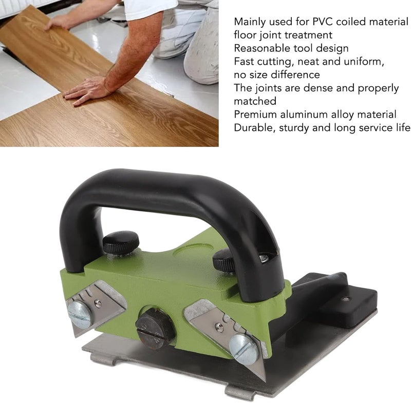 أداة تقشير أرضيات PVC لمقصات أرضيات PVC، مصنوعة من سبيكة الألومنيوم، بشفرة على شكل متوازي أضلاع، أداة يدوية فعالة. - Image 3