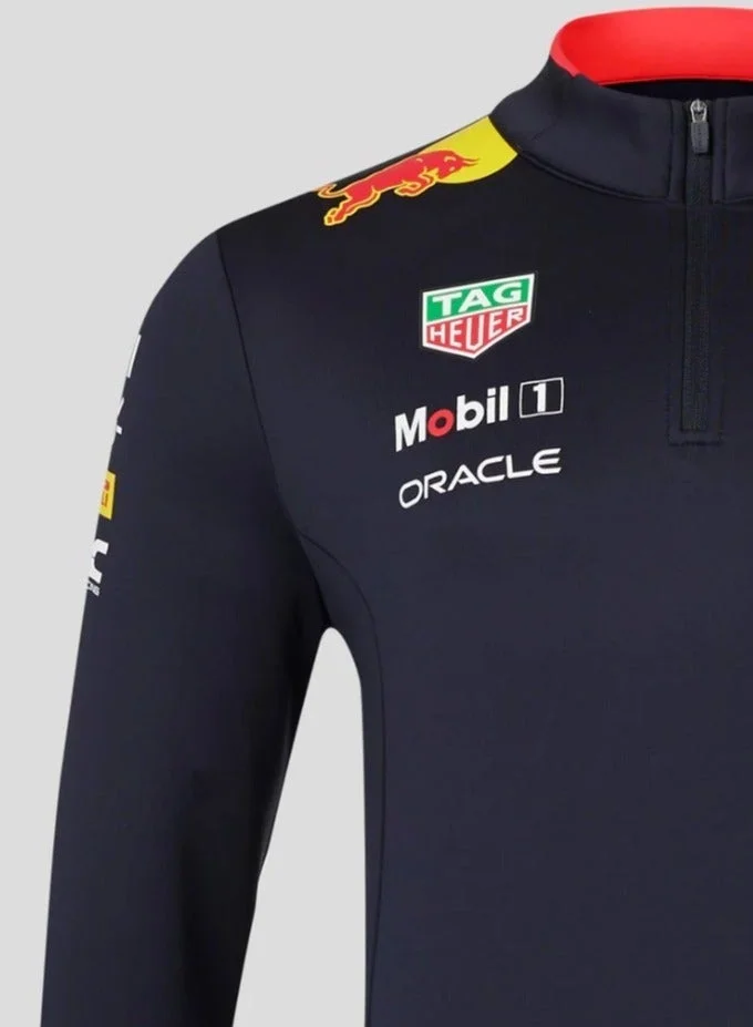 Red Bull  Red Bull Racing Unisex Official Teamline 1/4 Zip Midlayer  | Best Price UAE