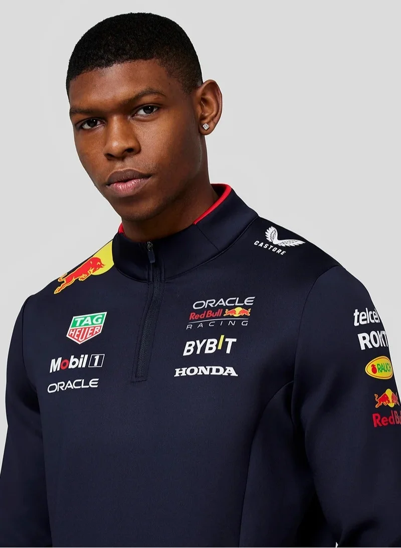 Red Bull  Red Bull Racing Unisex Official Teamline 1/4 Zip Midlayer  | Best Price UAE
