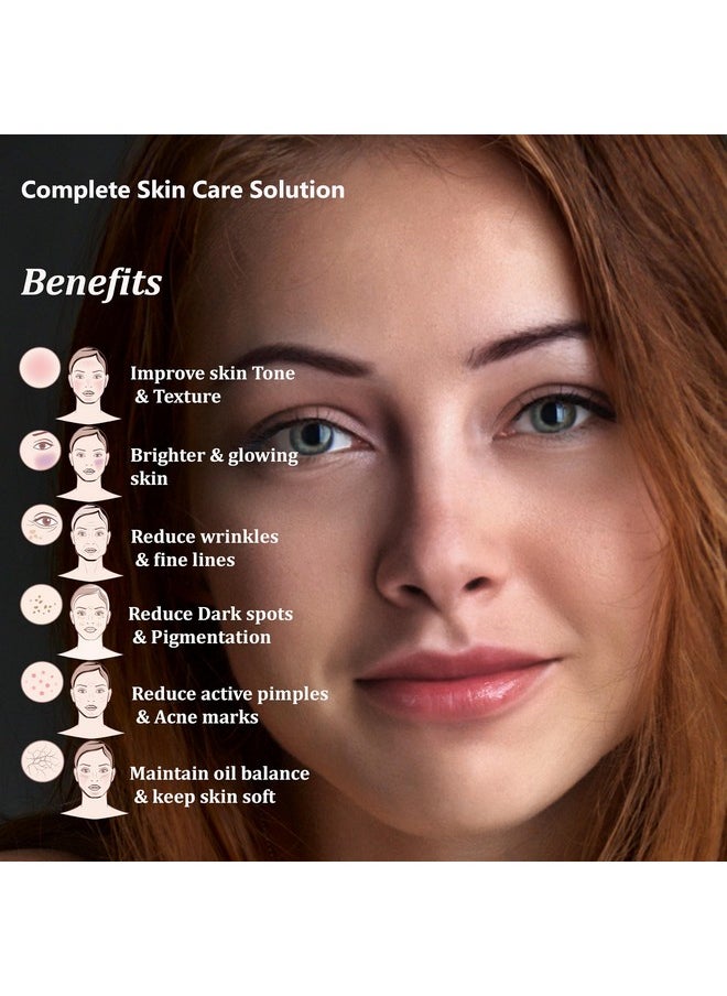Clearcut - Vitamin C 15% Niacinamide 10% Alpha Arbutin 0.5% Retinol 0.3% Face Serum Dark Spot Removal Rice Water Hyaluronic Acid 30 Ml - Image 1