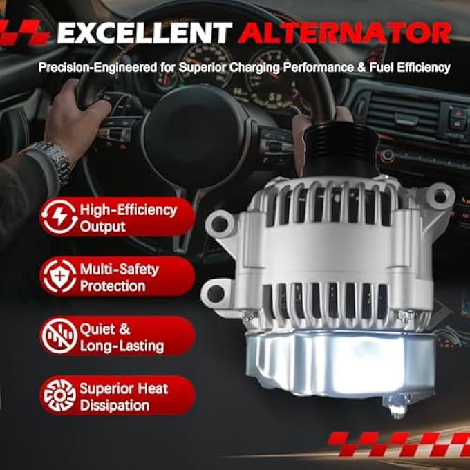 Autodevil 11049 Alternator compatible with for Cooper 2002-2008 Replace OE 12317515030, AL9434X, YLE102340, 1022112230, 1022112231, 1022112232, 1022112233, 2100524 - Image 4