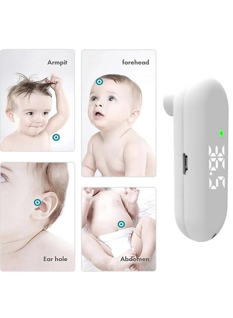 ارواق مقياس حرارة رقمي للجبهة بالأشعة تحت الحمراء غير متصل، أداة طبية للاستخدام المنزلي والخارجي - Image 2