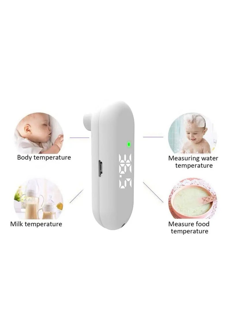 ارواق مقياس حرارة رقمي للجبهة بالأشعة تحت الحمراء غير متصل، أداة طبية للاستخدام المنزلي والخارجي - Image 3
