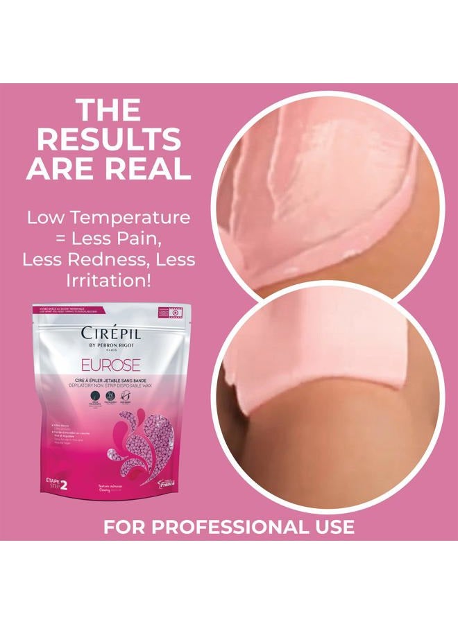 cirepil Eurose - 800g / 28.22 oz Wax Beads Bag - All-Purpose & Unscented - Ultra Smooth & Creamy Texture - Perfect for Short Hairs - Image 5