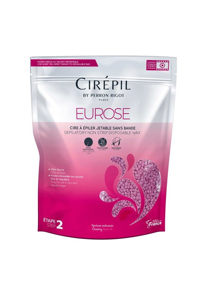 cirepil Eurose - 800g / 28.22 oz Wax Beads Bag - All-Purpose & Unscented - Ultra Smooth & Creamy Texture - Perfect for Short Hairs - Image 1