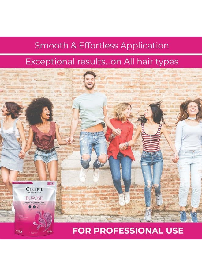 cirepil Eurose - 800g / 28.22 oz Wax Beads Bag - All-Purpose & Unscented - Ultra Smooth & Creamy Texture - Perfect for Short Hairs - Image 3