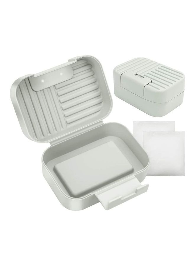 Soap Case Container Grey 4.25inch - Image 1