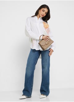 French Connection Cambria Cotton Popover Shirt  - Image 4