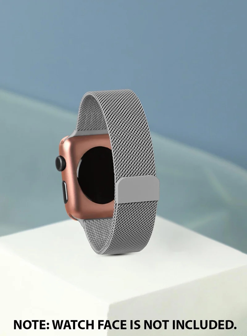 Haute Sauce Solid Casual Mesh Strap Alloy Apple Watch Strap | 42mm/44mm/45mm