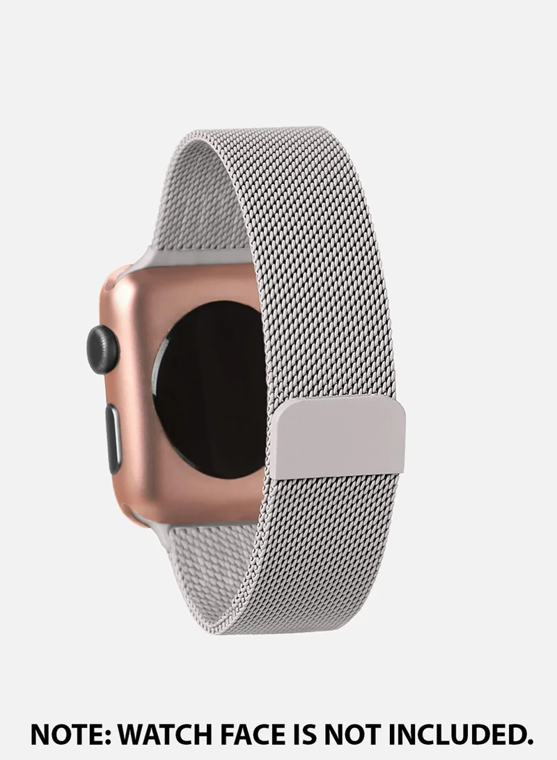 Haute Sauce Solid Casual Mesh Strap Alloy Apple Watch Strap | 42mm/44mm/45mm