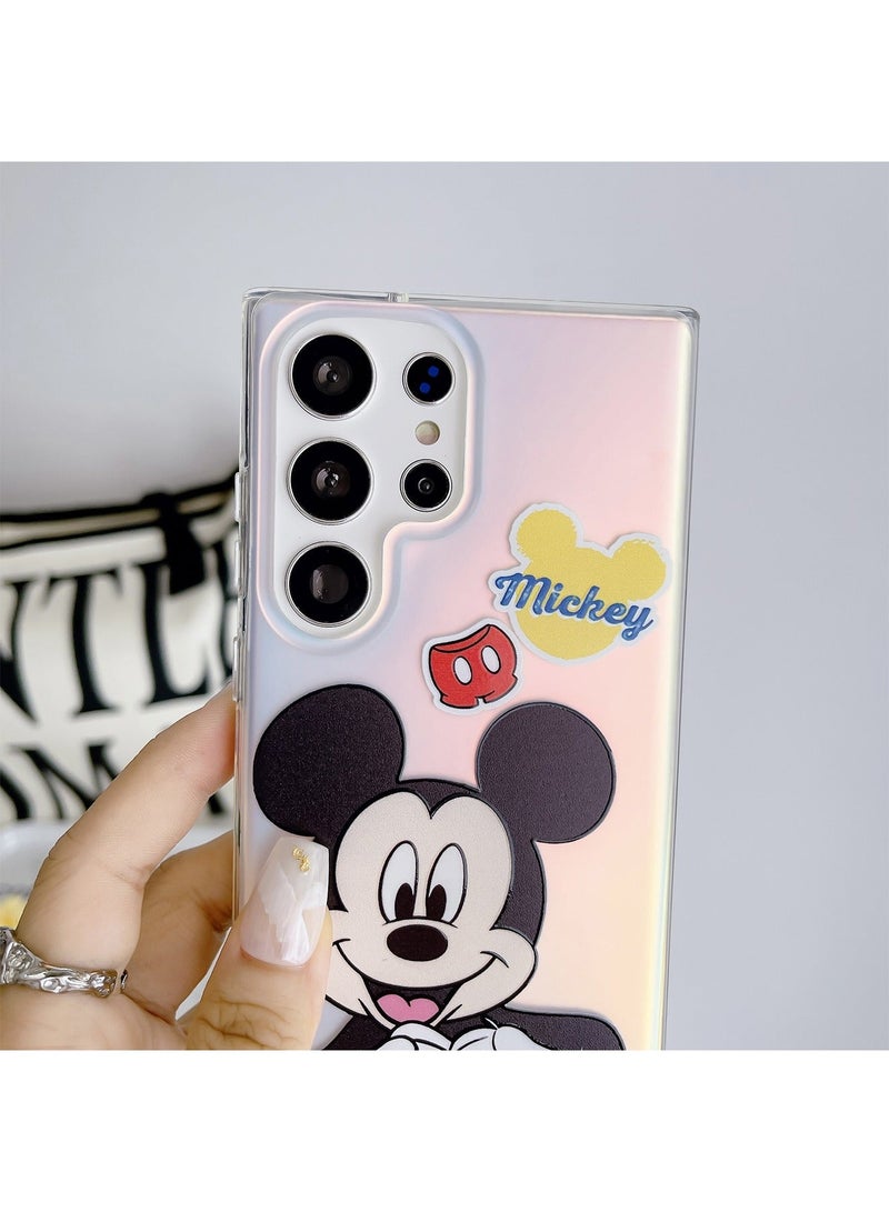 X-level Samsung Galaxy S24 Ultra Case Cartoon Pattern Cover with Keychain Comfortable Touch Feeling Support Anti-dirty Anti-scratch Anti-drop Back Cover Protector Phone Shell Accessory - Image 2