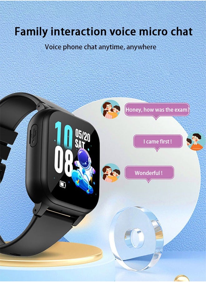 Arabest Children's Smartwatch,Locator,Large Screen Sports Watch,Silicone,Suitable as a Gift for Children(Blue)  - Image 4