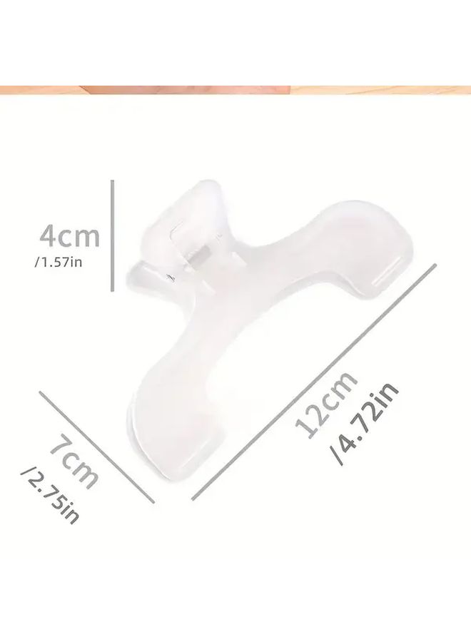 3pcs Transparent Heavy Duty Non Slip Book Clips Page Holders For Office School Home - Image 2