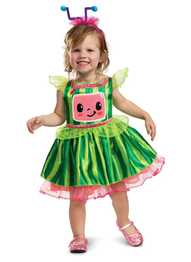 دسغايز Cocomelon Toddler Dress, Official Cocomelon Costume Tutu Outfit for Kids, Toddler Size