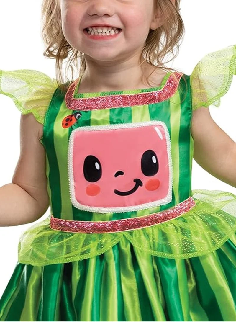 Disguise Cocomelon Toddler Dress, Official Cocomelon Costume Tutu Outfit for Kids, Toddler Size