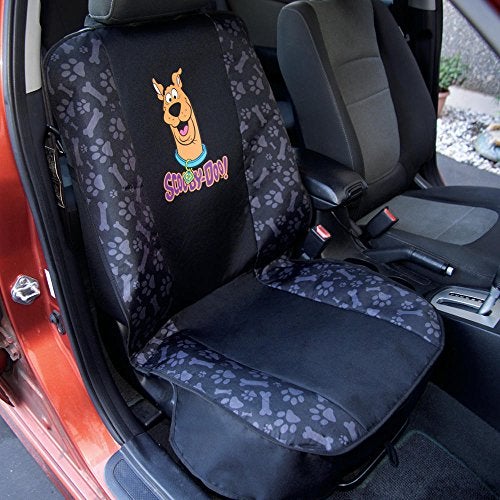 BDK Scooby Doo Waterproof Car Seat Cover for Dogs, Front Seat– Heavy Duty Black Oxford Automotive Front Seat Cover for Pets, Interior Covers for Auto Truck Van SUV - Image 4