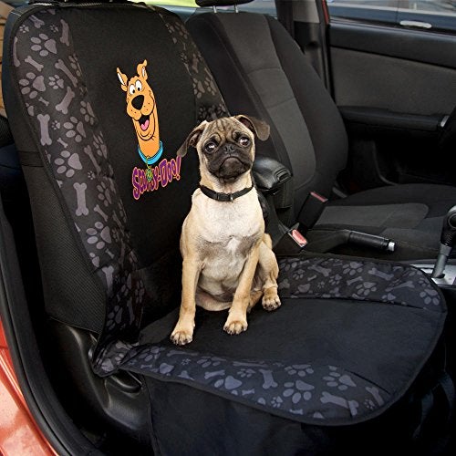 BDK Scooby Doo Waterproof Car Seat Cover for Dogs, Front Seat– Heavy Duty Black Oxford Automotive Front Seat Cover for Pets, Interior Covers for Auto Truck Van SUV - Image 2