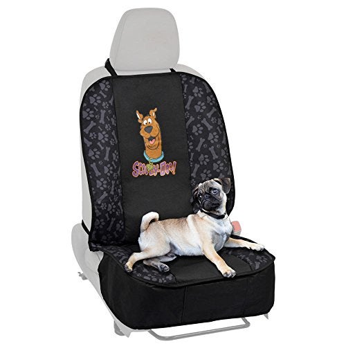 BDK Scooby Doo Waterproof Car Seat Cover for Dogs, Front Seat– Heavy Duty Black Oxford Automotive Front Seat Cover for Pets, Interior Covers for Auto Truck Van SUV - Image 1