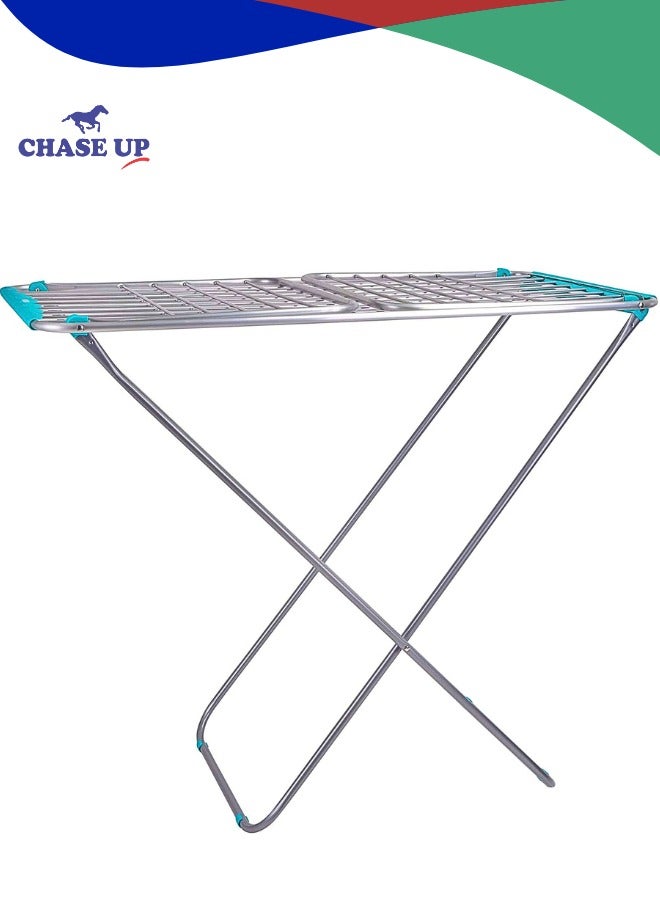 Chase Up Large Folding Clothes Dryer Drying Space Laundry Washing Durable Metal Drying Rack Multifunctional Air Dryer Ideal For Indoor And Outdoor Dc1652, Multicolor - Image 2