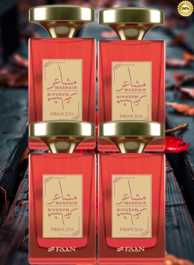 فاان 4 قطع عطر مشاعر برنسيس فان 100 مل - Image 1