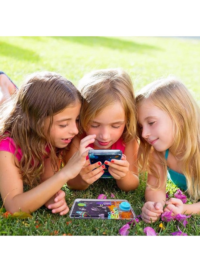 بارتيت لعبة مائية محمولة بموضوع الفضاء من بارتيت، لعبة رمي حلقات فقاعات الماء، ألعاب مائية، ألعاب عائلية للسفر، هدية مثالية للأطفال الأولاد والبنات (عبوة من قطعة واحدة) (ألوان متنوعة) - Image 5