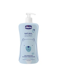 Chicco Natural Sensation Baby Bodywash & Shampoo With Aloe & Chamomile, 500 Ml |Ultra Soft Hair & Deeply Nourished Skin |No Tears Formula |No Harmful Ingredients |Dermatologist & Pediatrician Approved  - Image 1